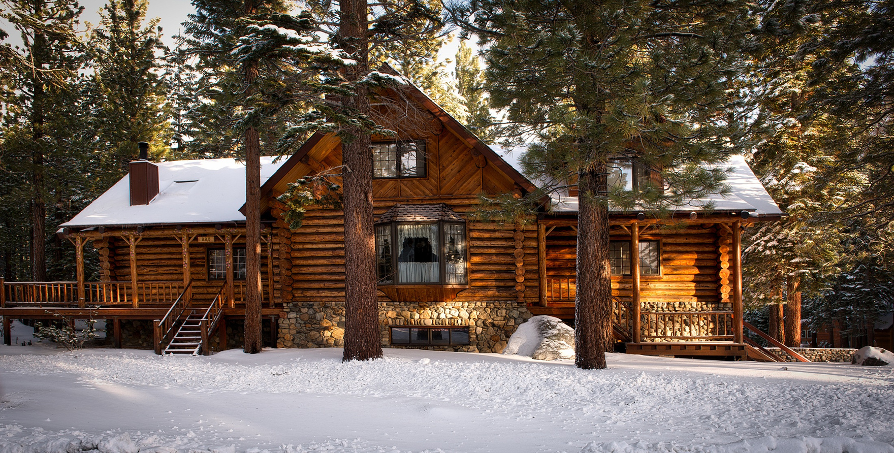 Log Cabin in the Forest
